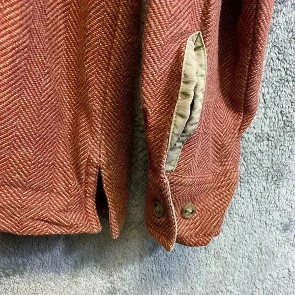 LL.Bean Men’s Rust Orange 3 Button Polo Shirt Size M‎ - Picture 5 of 9